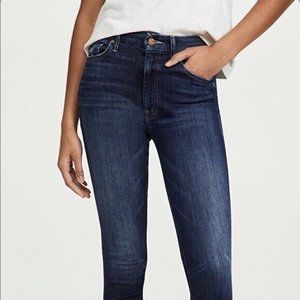 Mother The Sinner High Waisted Looker Jeans Clean Sweep Size 26